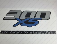 Mercury Racing 300XS Optimax DFI 2016-2017 Outboard Decal Kit